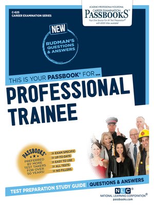 cover image of Professional Trainee